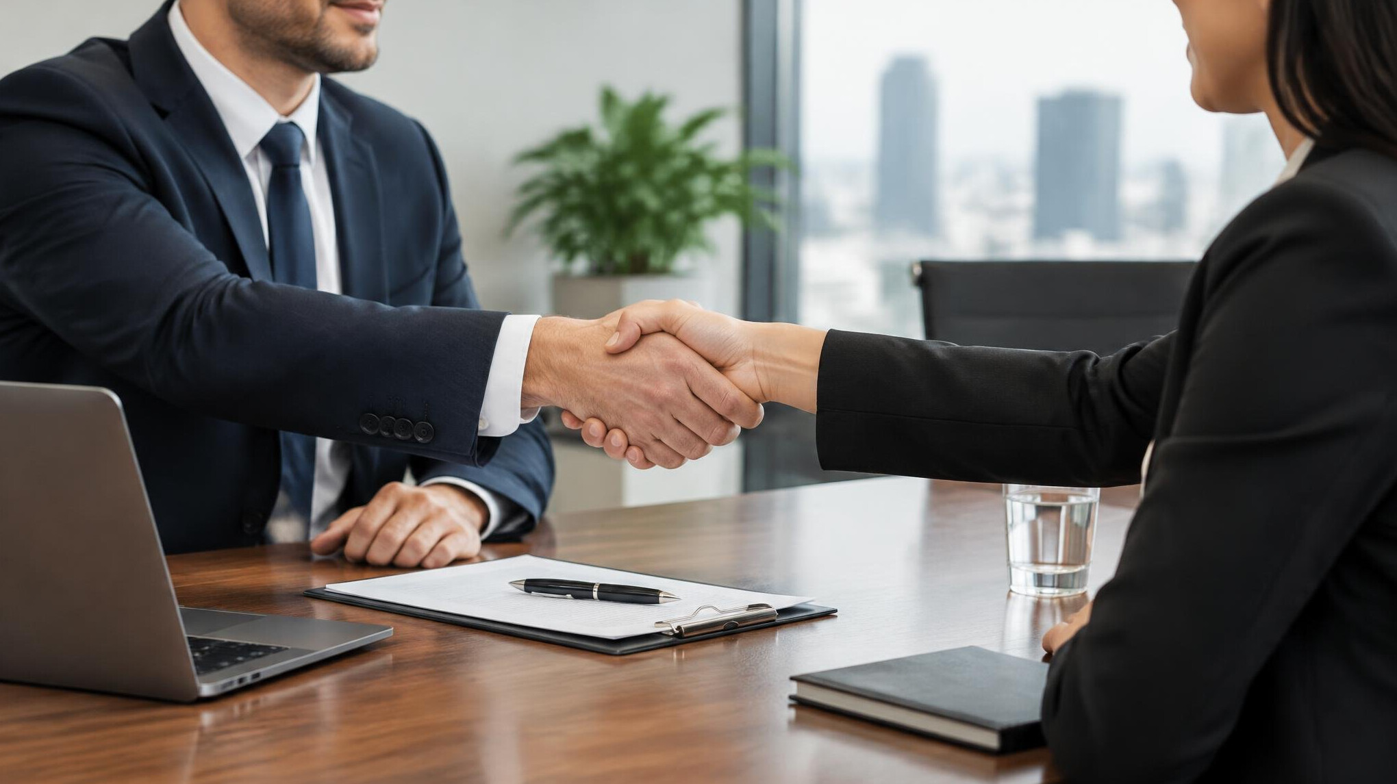 business handshake deal