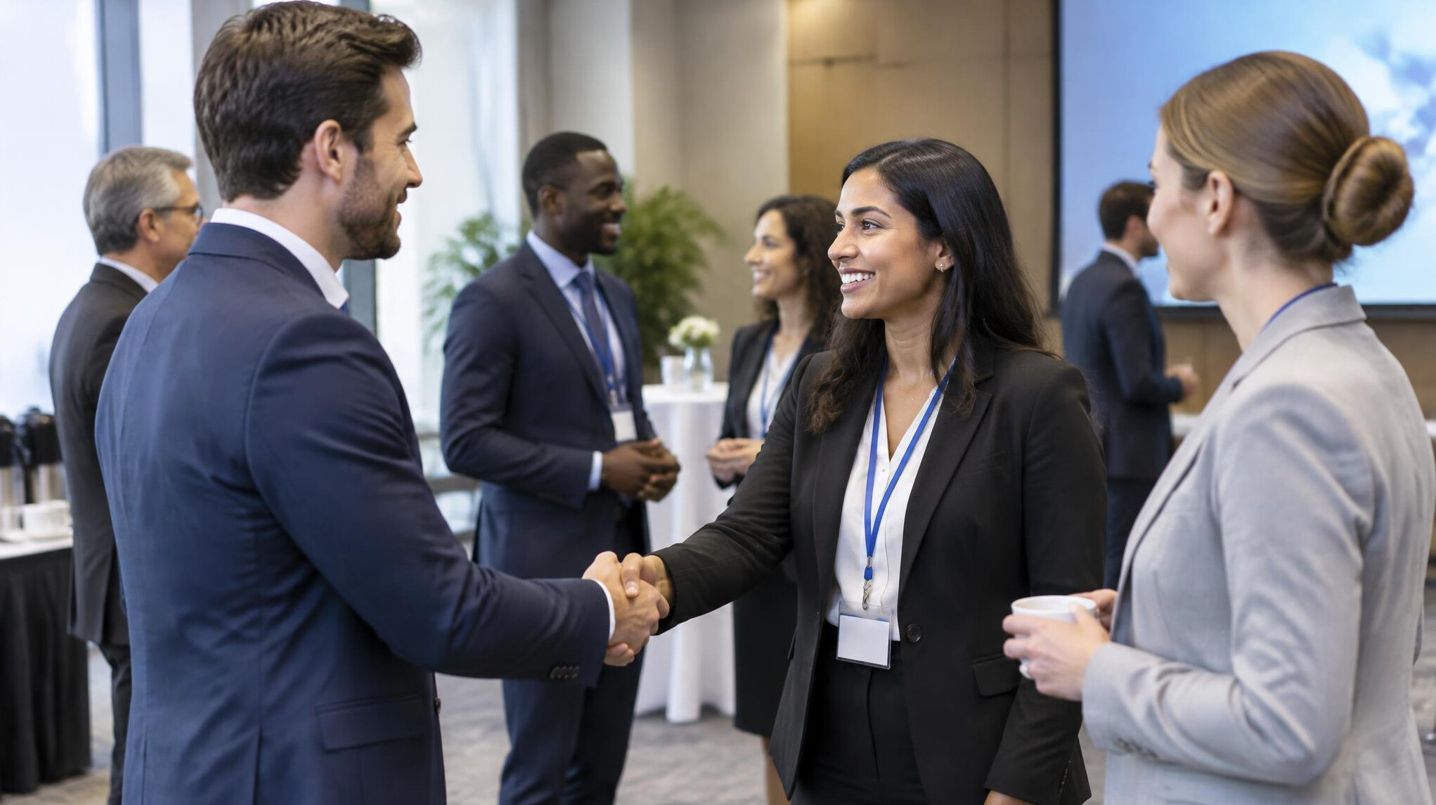 networking event handshake