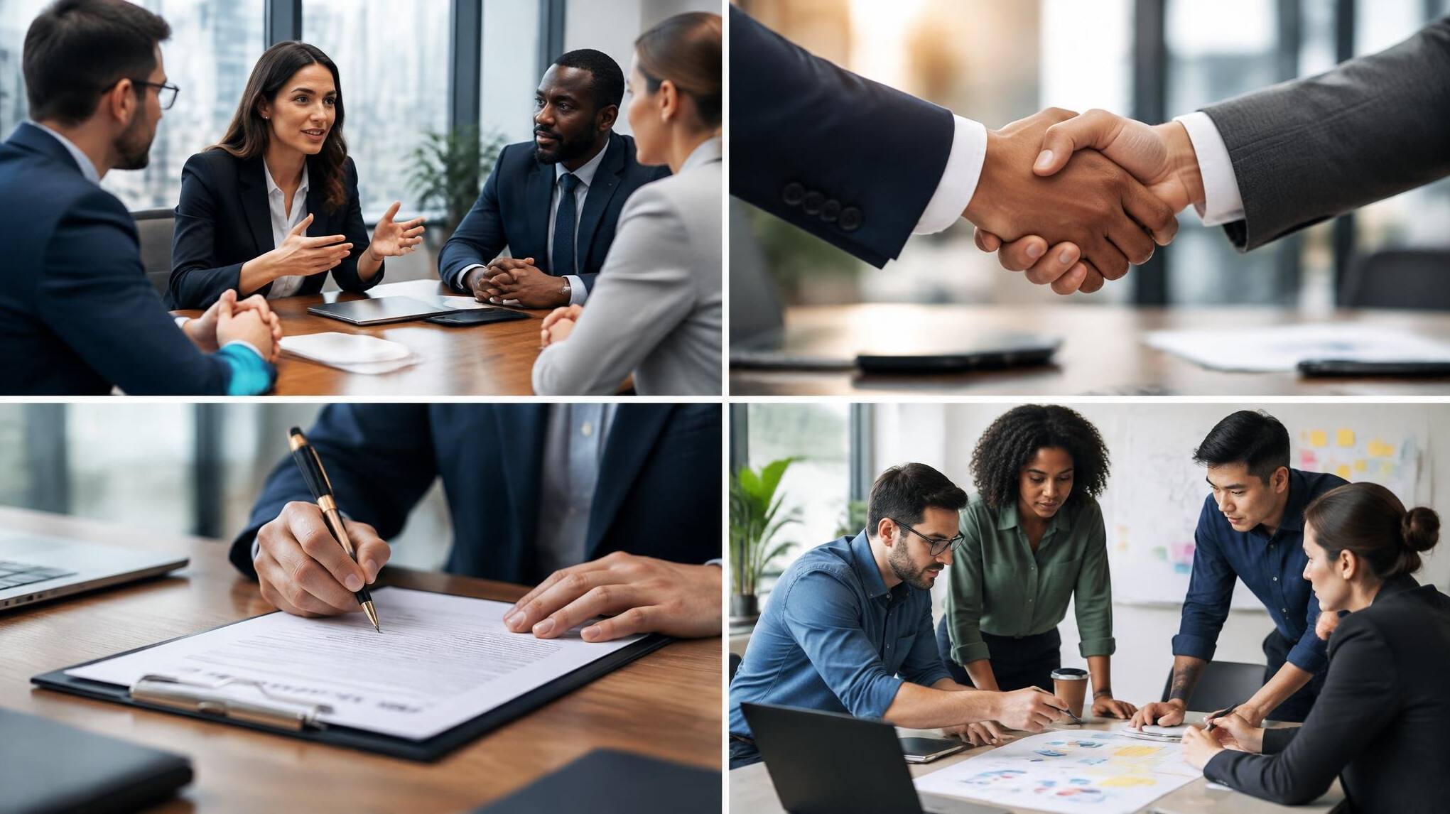 negotiation table discussion